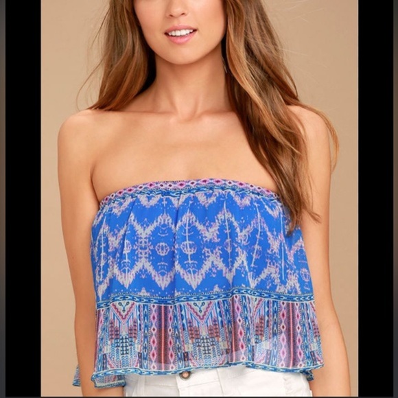 Jealous Tomato Tops - Jealous Tomato Strapless Tube Top Size Small